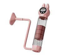 Breathing Resistance Trainer, Abdominal Strength Exerciser, Adjustable Airflow Inhaler Tool, Progress Tracker Function, Compact Lightweight Size for Singing, Cycling, Fitness, Beginner, Adult Use