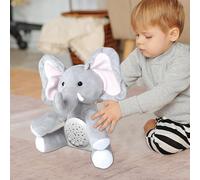 Breathing Stuffed Animal - Anti-Stress Soothing Music Doll - 3 Gears Adjustable Music Huggable Breathing Pet,for Kids Girls Children Home Travel Sleep Christmas Holidays Birthday