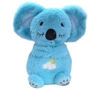 Breathing Stuffed Animals - Toddler Sleep Toy, Calming Sound Plush | Multi-Mode Infannt Sleeping Buddy with Music, Gentle Night Glow, Simulated Breathing, Travel-Friendly Sleep Aid for Cot Bed