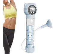 Breathing Trainer Lung Capacity Exerciser - Portable Respiratory Device, AS ABS Material, 23x5cm Size | Breathing Exercise Trainer With Hose Mouthpieces for Athletes Singers Yoga Fitness Practice