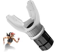 Breathing Trainer, Lung Exerciser with Adjustable Resistance - Portable Respiratory Muscle Strength Trainer for Athletes and Singers