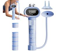 Breathing Trainer - Portable Respiratory Exerciser, Lung Strength Breathe Dumbbell Tool, Adjustable Air Resistance Device for Teens Boys Girls Youth Classroom Home Outdoor School Running Fitness Sport