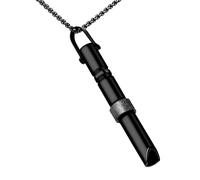 Breathlace Breathing Necklace,Anxiety Relief Breathing Necklace for Men and Women Breathing Exercises, Anxiety Relief, Meditation(Black)