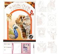 Breathly Creative Stress Relief Kit, 3-Fold Watercolor Pad for Beginners, Art Therapy Travel Set, We'll Help You Relax and Adjust Your Mood, DIY Stress Relief Kit Suitable for Beginners (B)