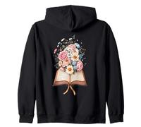 Breathtaking Botanical Biblical Design Zip Hoodie