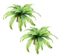 Breathtakingly Realistic Artificial Boston For Ferns A Must Have Decor Element in Any Environment (2PCS)