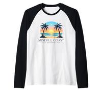 Breathwork Meditation Mindfulness Coastal Zen Flower Energy Raglan Baseball Tee