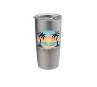 Breathwork Meditation Mindfulness Coastal Zen Flower Energy Stainless Steel Insulated Tumbler