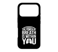 Breathwork Practitioners Mindful Breathing Relaxation Case for iPhone 17 Pro