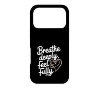 Breathwork Practitioners Mindful Breathing Relaxation Case for iPhone 17 Pro