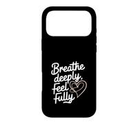 Breathwork Practitioners Mindful Breathing Relaxation Case for iPhone 17 Pro Max