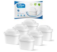 BREAUILL Water Filter Cartridges, Replacement for Brita Maxtra Pro All-in-1, Maxtr Plus, BREAUILL Water Filter Compatible with Brita Marella Jug Kettle, Reduce Impurities & Odor (6PCS)