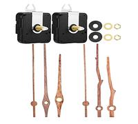 BREAUX 4 PCS Wall Quartz Clock Movement Mechanism DIY Replacement Clock Hands and Motor Kit Hooks Repair Parts Werkzeugsatz für Uhrenreparatur