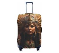 BREAUX Ancient Egypt Tribe Series print Luggage Protective Covers Luggage Sleeves Luggage Decorative Covers, Zip Luggage Covers, White, XL