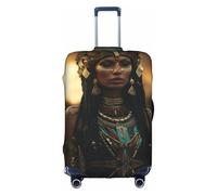 BREAUX Ancient Egypt Tribe Series print Luggage Protective Covers Luggage Sleeves Luggage Decorative Covers, Zip Luggage Covers, White, M