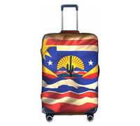 BREAUX Arizona Flag-standard print Trolley Suitcase Protective Cover Luggage Protective Cover Unique Double Sided Pattern, White, L