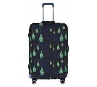 BREAUX Beautiful bottle of under the night sky print Luggage Cover, Luggage Protective Cover, Trolley Travelling Case Protective Cover, White, L