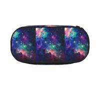 BREAUX colorful Galaxy print Pencil case, makeup bag, sturdy storage bag, fit for office or travel essential accessories