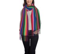 BREAUX Colorful Galaxy Winter Warm Scarves, Women'S Soft Cashmere Scarves, Large Shawl Scarves, Women'S Fashion Scarves, Colorful Mexican Stripes.webp, One Size