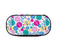 BREAUX Cute Nurse print 300D Oxford Cloth Pencil Case Pouch, Double-Headed Zipper Design, Cosmetics and Organizer