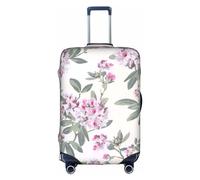 BREAUX dusky rose print Luggage Protective Covers Luggage Sleeves Luggage Decorative Covers, Zip Luggage Covers, White, L