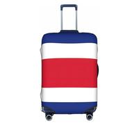 BREAUX Flag of Costa Rica print Luggage Protective Covers Luggage Sleeves Luggage Decorative Covers, Zip Luggage Covers, White, X-Large
