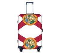 BREAUX Flag of Florida print Luggage Protective Covers Luggage Sleeves Luggage Decorative Covers, Zip Luggage Covers, White, L
