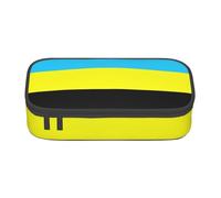 BREAUX Flag of the Sultanate of Burongan print unisex pencil pouch, versatile stationery storage bag for office, travel or makeup, Black, One Size, Concise