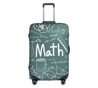 BREAUX Formulas Shapes Theory Math Lesson Word print Luggage Protective Covers Luggage Sleeves Luggage Decorative Covers, Zip Luggage Covers, White, Medium
