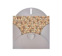BREAUX labrador retriever Dogs Pearl veneer holiday greeting card, blank envelope, luxurious Christmas and New Year greeting card