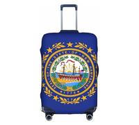 BREAUX New Hampshire state flag print Luggage Protective Covers Luggage Sleeves Luggage Decorative Covers, Zip Luggage Covers, White, XL