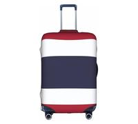 BREAUX Thailand Flag print Luggage Cover, Luggage Protective Cover, Trolley Travelling Case Protective Cover, White, S