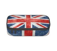 BREAUX The Union Flag Pattern Printed Large Capacity Cosmetic Bag, Toiletries Bag, Stationery Organiser., Black, BD004, Black, One Size, Floral