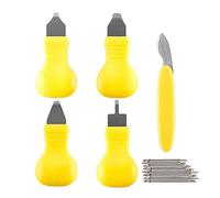 BREAUX Watch Back Case Opener Remover Removal Knife Repair Tool Different Sizes 5pcs, Watch Battery Removal Change Stainless Steel Watc Werkzeugsatz für Uhrenreparatur