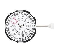 BREAUX Watch Movement, Three Hands Movement Movement Quartz Watch Movement, SL28 for Watch Repair Accessory Men(Dual Calendar) Werkzeugsatz für Uhrenreparatur