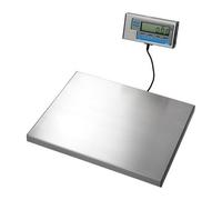 Brecknell WS120 Stainless Steel Platform Scales 120kg x 50g 380mm x 300mm x 27mm Weighs in kg or lbs Professional Commercial Platform Scales
