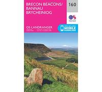 Landranger 160 Brecon Beacons Map With Digital Version - Pink, Pink One Size
