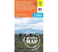 Explorer Active Brecon Beacons National Park - Eastern Area Map With Digital Version One Size