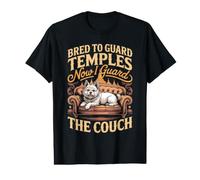Bred to Guard Temples Now I Guard the Couch Lhasa Apso Value Graphic T-Shirt