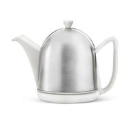 Bredemeijer 3510W Teapot Manto 1,0L, satin finish, spring white, Stainless Steel, 1 L, 17.2 cm*14.1 cm*23.7 cm