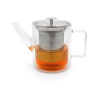 Bredemeijer - Double-Walled teapot San Remo - 1 Liter - Glass - with Stainless Steel Filter