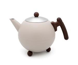 Bredemeijer - Duet Bella Ronde Teapot 1.2 L Beige Brown