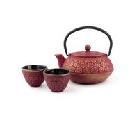 Bredemeijer Shangai Teapot With Coasters Red One Size / EU Plug
