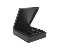 Bredemeijer Tea Bag Storage, Tea Box Organiser, 9 Compartments - Black