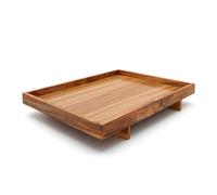 Bredemeijer Wazuka Serving Tray, Acacia Wooden Tray, 40 x 30 cm, Brown