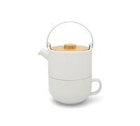 Bredemeijer Tea-for-one Umea With Bamboo Teapot White One Size / EU Plug