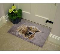 Bree Merryn Blair Highland Cow Brown Doormat - 50x75cm