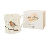 Bree Merryn Fine China Ralph Robin Animal Mug Boxed Collection 8.5x8cm