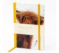 Bree Merryn Highland Cow Lined Notebook: Plastic Free Packaging