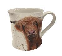 Bree Merryn Highland Cow Mug - Watercolour Wildlife Design Mug - Country Kitchen